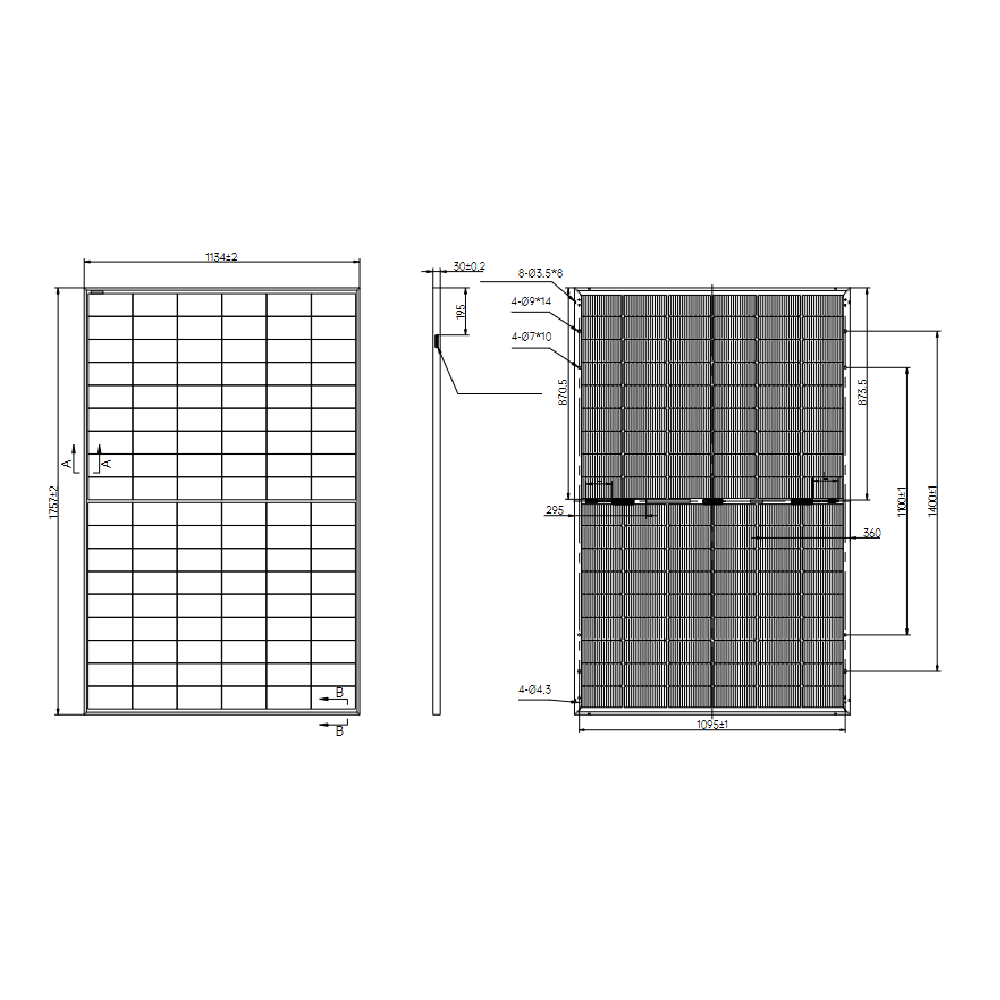 AIKO SOLAR, NEOSTAR 2P+54 AIKO-A475-MAH54Dw , Standard Bifacial N-Type ABC 475Wp Solar Panel