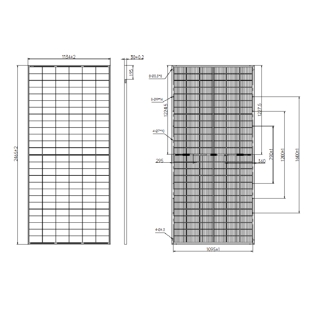 AIKO SOLAR, NEOSTAR 1U+78 AIKO-A665-MAH78Dw , Standard Bifacial N-Type ABC 665Wp Solar Panel