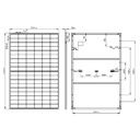 AIKO SOLAR, NEBULAR 2P54 AIKO-A440-MAH54Tm, Standard Monofacial N-Type ABC 440Wp Solar Panel