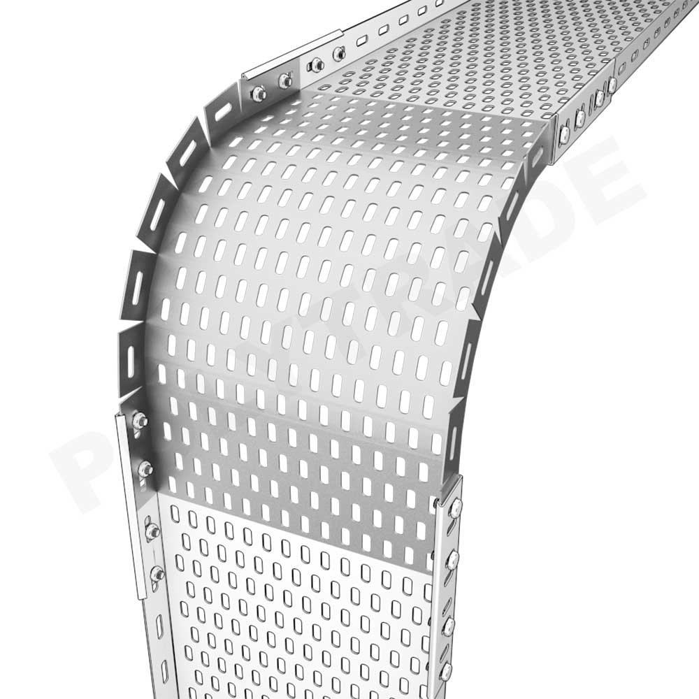 90deg Vertical Outside Bend (Convex Riser) Cable Trays WRF, PG