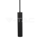 V-TAC 6686, GU10 Pendant Light Black Ø60x300 mm