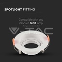 V-TAC 6658, GU10 Holder Round White