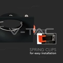 V-TAC 6635, GU10 Holder Square Black