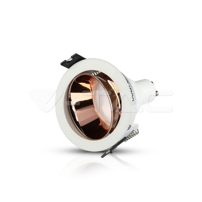 V-TAC 3155, GU10 Holder White Rose Gold Round