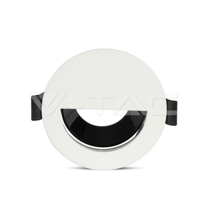 V-TAC 8599, GU10 Holder Round Half White & Black