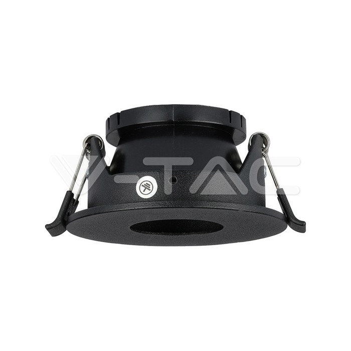V-TAC 8595, GU10 Holder Round Black & Black