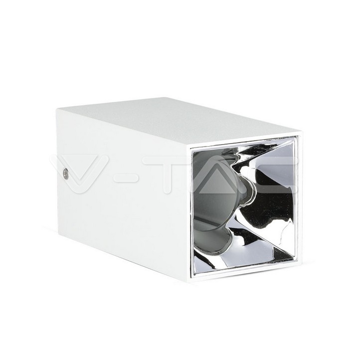V-TAC 8585, GU10 Holder Square White & Chrome