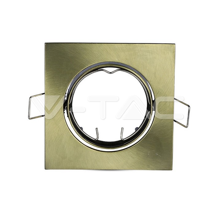 V-TAC 8581, GU10 Holder Square Adjustable Gold