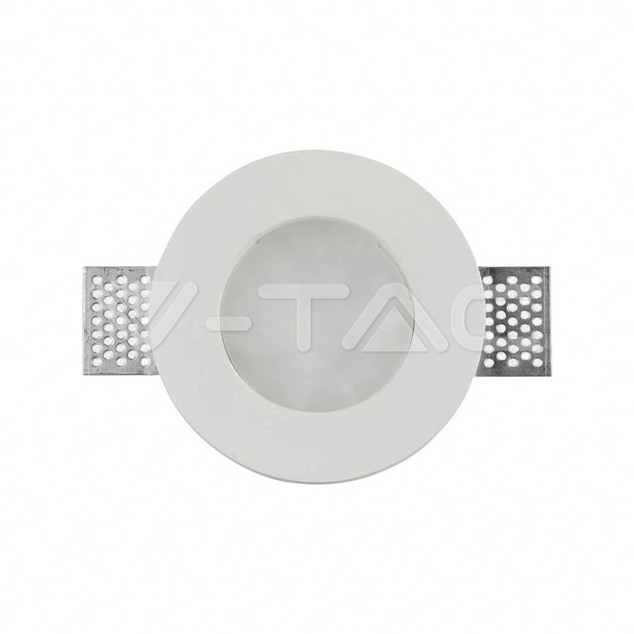 V-TAC 3692, GU10 Gypsum Frame Round Frosted Glass