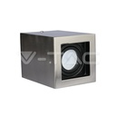 V-TAC 3632, GU10 Housing Square Satin Nickel