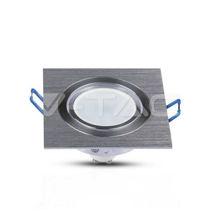 V-TAC 3606, 1x GU10 Housing Square Aluminum