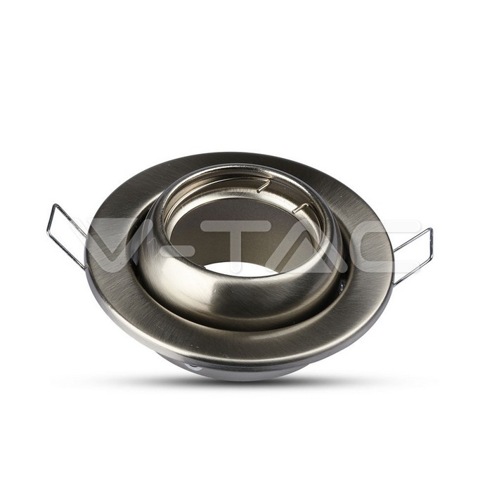 V-TAC 3594, GU10 Adjustable Housing Round Nickel