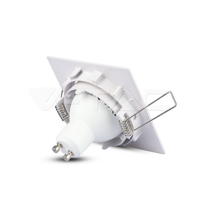 V-TAC 3590, GU10 Housing Square White