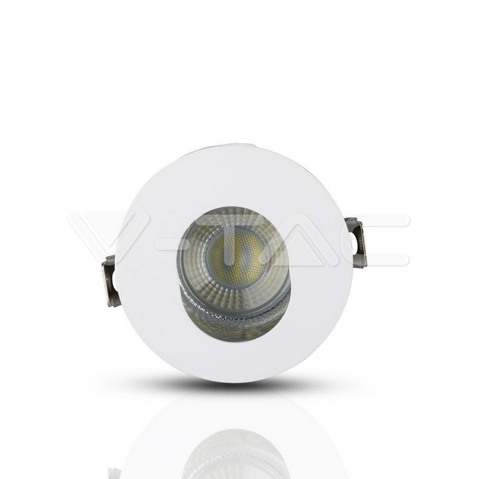 V-TAC 3164, GU10 Frame White Chrome Round