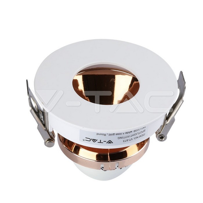 V-TAC 3159, GU10 Frame White Rose Gold Round