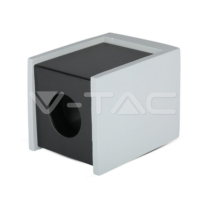 V-TAC 3143, GU10 Surface Mounted Concrete Holder Square Black