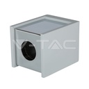 V-TAC 3142, GU10 Surface Mounted Concrete Holder Square Chrome