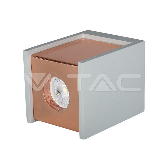 V-TAC 3141, GU10 Surface Mounted Concrete Holder Square Rose Gold