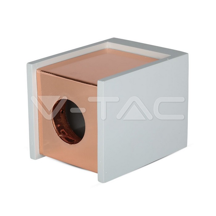 V-TAC 3141, GU10 Surface Mounted Concrete Holder Square Rose Gold