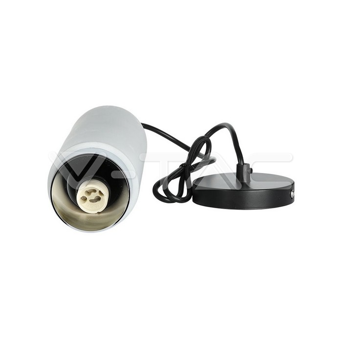 V-TAC 3135, GU10 Suspended Gypsum Cement Fitting Chrome Detail