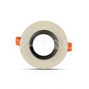 V-TAC 3126, GU10 Concrete Metal Holder White Round Chrome