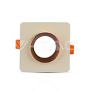 V-TAC 3121, GU10 Concrete Metal Holder White Square Rose Gold