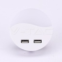 V-TAC 505, Round USB LED Night Light 3000K