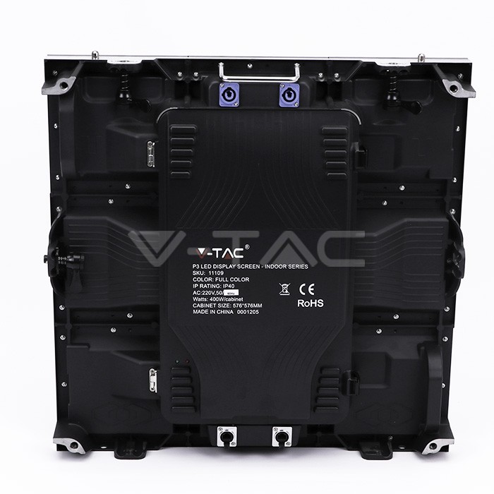 V-TAC 11109, Indoor LED Display Screen P3, 576 x 576 mm