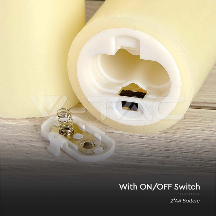 V-TAC 10576, LED Candle 53 x 200 mm