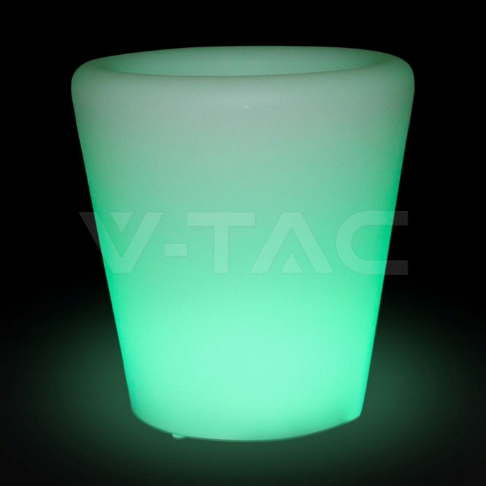 V-TAC 40181, RGB LED Flower Pot Lamp 28 x 29 cm