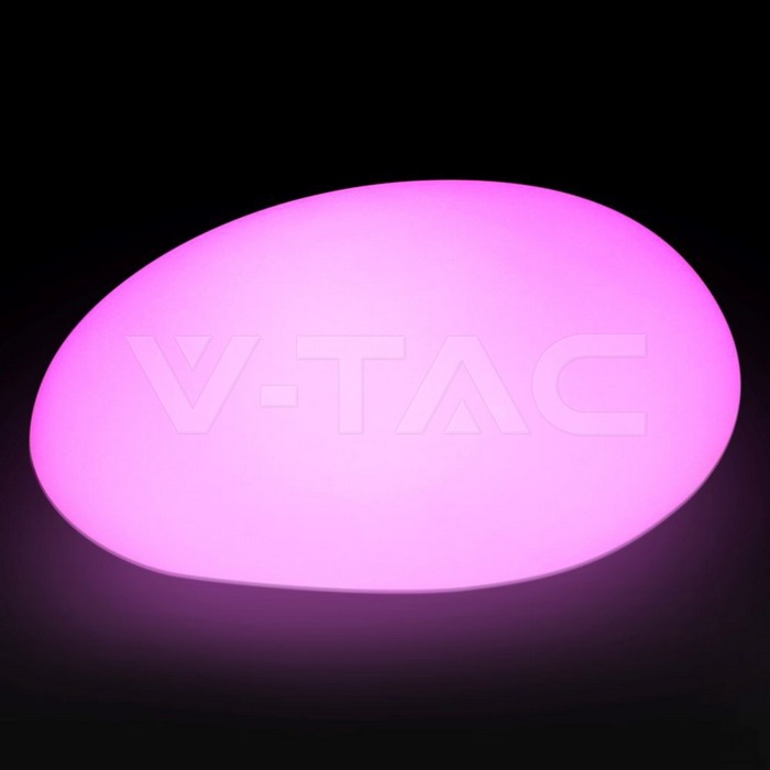 V-TAC 40151, RGB LED Stone Shape Lamp D28 x 21 x 17 cm