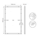 SOLARDAY, MPS_HC120_380W, Standard Monofacial Monocrystalline Silicon MONO half-cut cells 380Wp Solar Panel