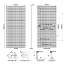AE SOLAR, AE-MD-156BS, Standard Bifacial Monocrystalline PERC half-cut cells 585Wp Solar Panel