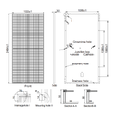 AE SOLAR, AE-MD-156, Standard Monofacial Monocrystalline PERC half-cut cells 575Wp Solar Panel