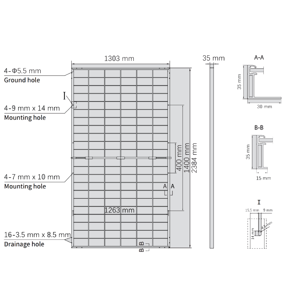 ASTRONERGY, CHSM66M-DG(F)-BH210-665W, Standard Bifacial Monocrystalline PERC half-cut cells 665Wp Solar Panel