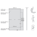 ASTRONERGY, CHSM66M-HC210-650W, Standard Monofacial Monocrystalline PERC half-cut cells 650Wp Solar Panel