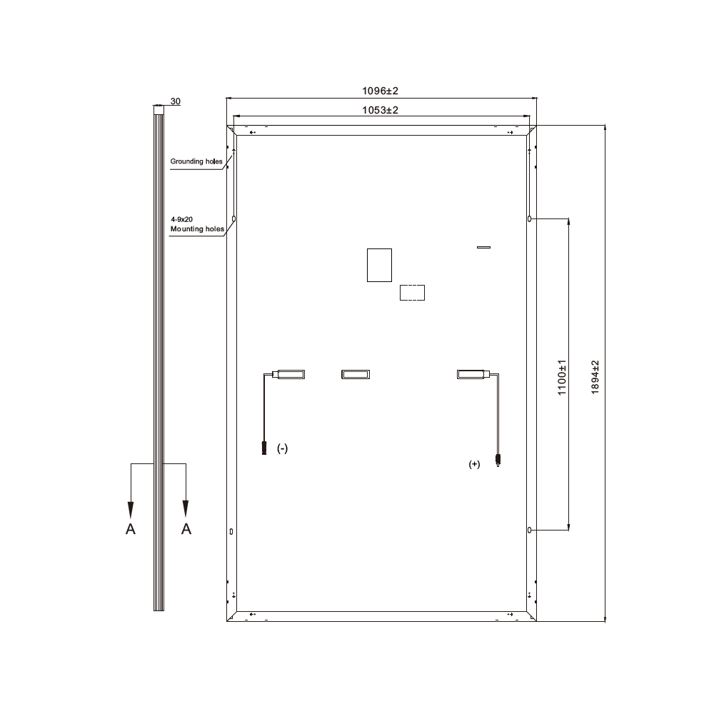 RISEN ENERGY, RSM130-8-440M, Standard Monofacial Monocrystalline PERC half-cut cells 440Wp Solar Panel