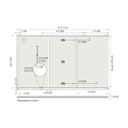 PANASONIC, EVPV360, Standard Monofacial Monocrystalline PERC half-cut cells 360Wp Solar Panel