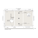 PANASONIC, EVPV390H, Standard Monofacial Monocrystalline PERC half-cut cells 390Wp Solar Panel