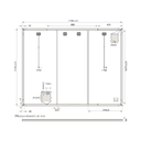REC SOLAR, REC430AA Pure-R, Standard Monofacial Monocrystalline PERC half-cut cells 430Wp Solar Panel