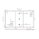 REC SOLAR, REC370TP4, Standard Monofacial Monocrystalline PERC half-cut cells 370Wp Solar Panel