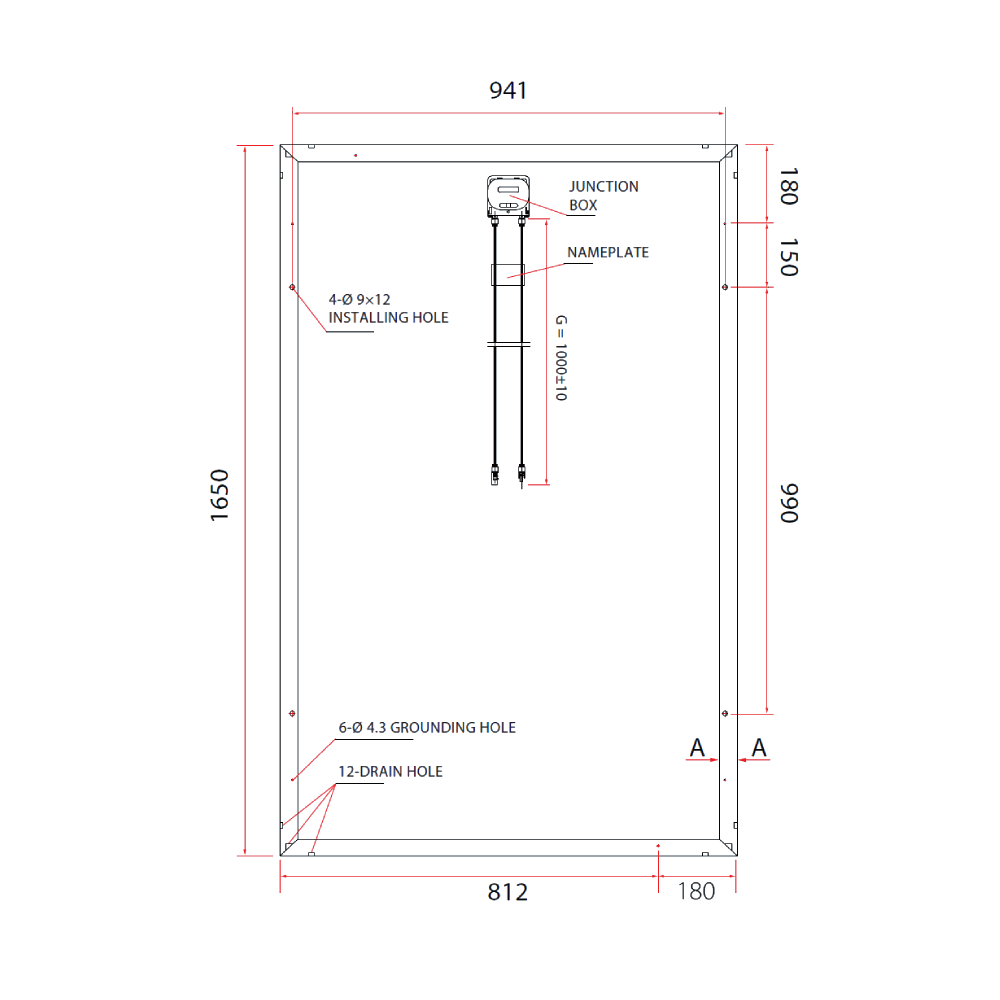 TRINA SOLAR, TSM-PC05A.05, Standard Monofacial Monocrystalline 250Wp Solar Panel