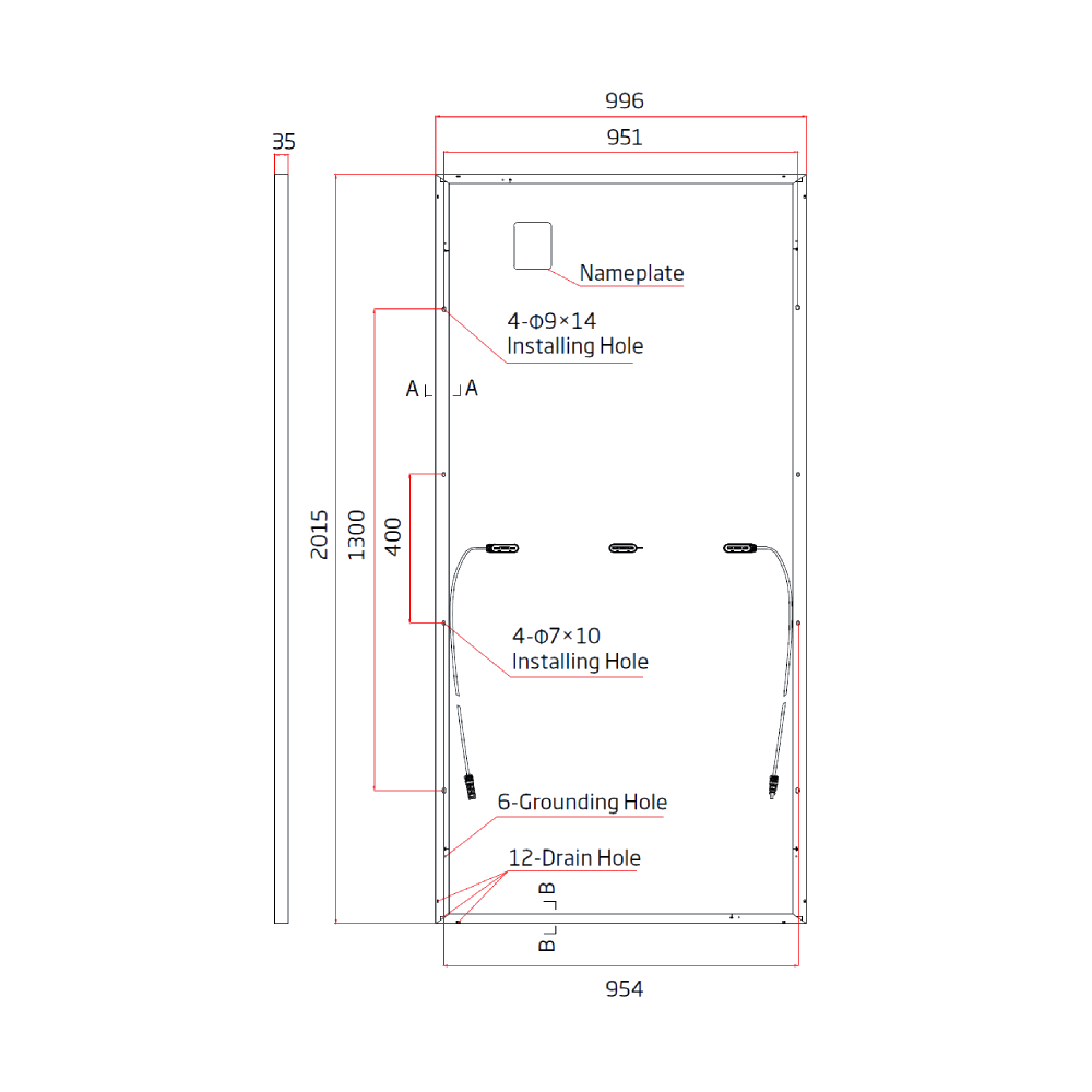 TRINA SOLAR, TSM-DE15M(II), Standard Monofacial Monocrystalline Half-cut 420Wp Solar Panel