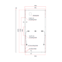 TRINA SOLAR, TSM-DE15M(II), Standard Monofacial Monocrystalline Half-cut 420Wp Solar Panel
