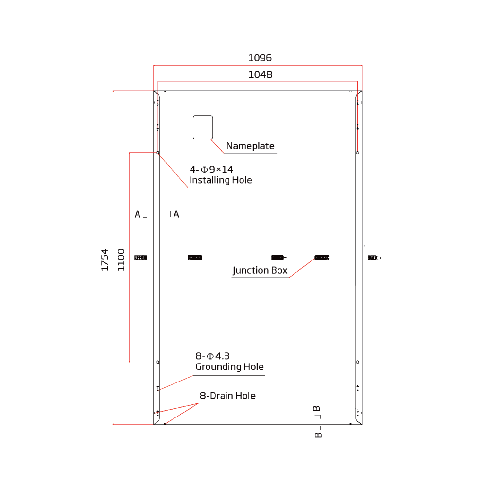 TRINA SOLAR, TSM-DE09.05, Standard Monofacial Monocrystalline 380Wp Solar Panel