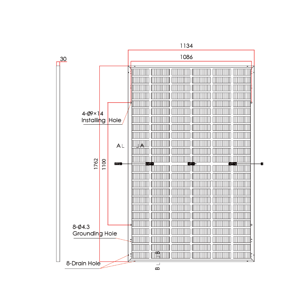 TRINA SOLAR, TSM-NE09RC.05, Standard Monofacial Monocrystalline 425Wp Solar Panel