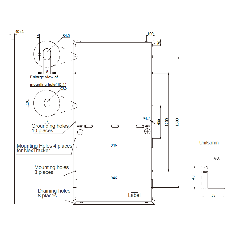 JA SOLAR, JAP72S10-SC-340W, Standard Monofacial Polycrystalline Half-Cell 340Wp Solar Panel
