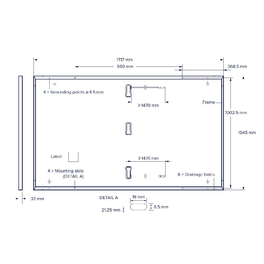 QCELLS, Q.TRON-BLK-G1+-370W, Standard Monofacial Monocrystalline Half-Cells 375Wp Solar Panel