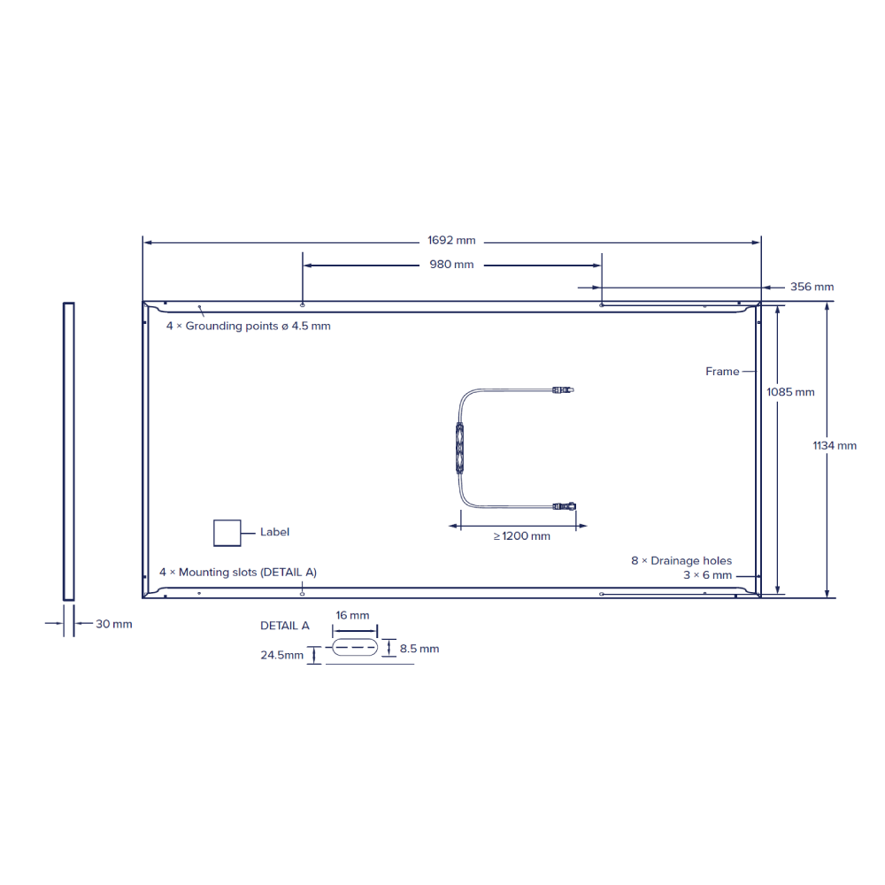 QCELLS, Q.PEAK-DUO-BLK-M-G11A+-380W, Standard Monofacial Monocrystalline Half-Cells 380Wp Solar Panel