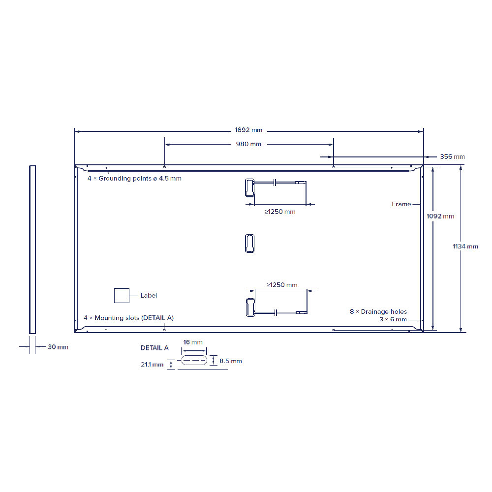 QCELLS, Q.PEAK-DUO-BLK-M-G11+-380W, Standard Monofacial Monocrystalline Half-Cells 385Wp Solar Panel